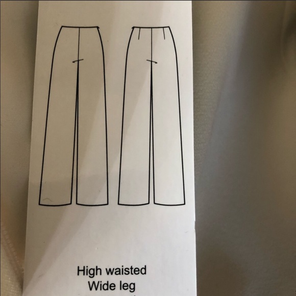 Antonio Melani high waisted white pants NWT - Picture 2 of 3